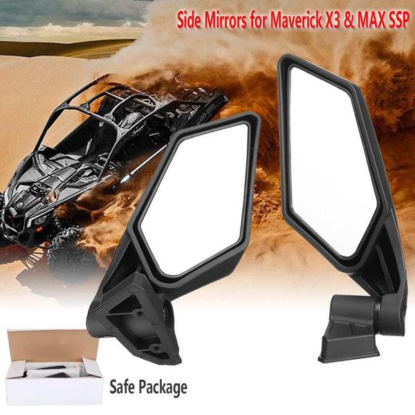 motorcycle mirrors a pair left & right utv side view rearview mirror adjustable for can am maverick x3 max ssp racing, 715002898
motorcycle mirrors a pair left & right utv side view rearview mirror adjustable for can am maverick x3 max ssp racing, 715002898