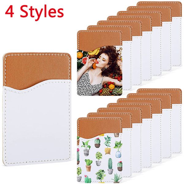 4 styles sublimation blank card holder favor pu leather phone back stickers diy credit cards covers with adhesive mini portable cash bag
4 styles sublimation blank card holder favor pu leather phone back stickers diy credit cards covers with adhesive mini portable cash bag