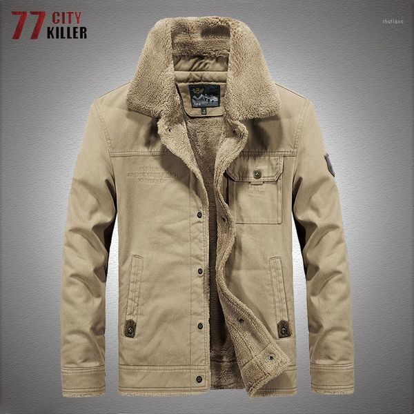 men's jackets winter military bomber men thick warm fur collar fleece windbreaker coats pilot velvet parkas outwear jaqueta masculina, Black;brown
men's jackets winter military bomber men thick warm fur collar fleece windbreaker coats pilot velvet parkas outwear jaqueta masculina, Black;brown