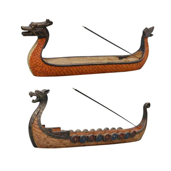 dragon boat incense stick holder burner hand carved censer base ornaments creative temple shrine fragrance lamps
dragon boat incense stick holder burner hand carved censer base ornaments creative temple shrine fragrance lamps