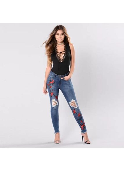 women's jeans embroidered skinny woman high waist large size plus woman's women pencil ladies, Blue
women's jeans embroidered skinny woman high waist large size plus woman's women pencil ladies, Blue