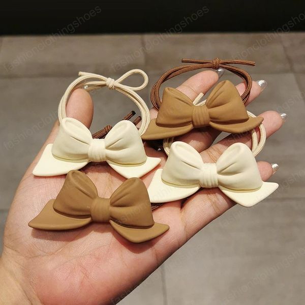 korean autumn winter bow elastic hair rope for female girls solid color hairband rubber band hair accessories, Slivery;white
korean autumn winter bow elastic hair rope for female girls solid color hairband rubber band hair accessories, Slivery;white