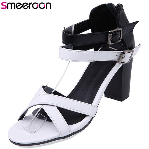 smeeroon 2021 big size 33-45 women sandals mixed colors fashion shoes classic buckle cover heel summer high heels, Black
smeeroon 2021 big size 33-45 women sandals mixed colors fashion shoes classic buckle cover heel summer high heels, Black