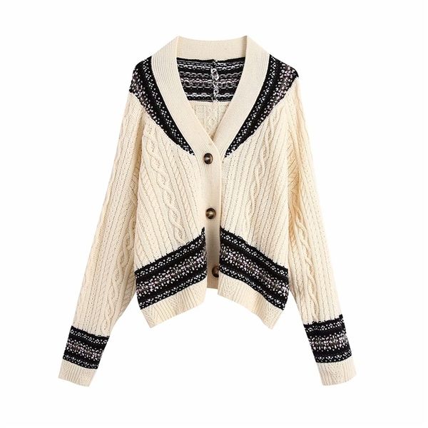 elegant women striped sweater fashion ladies chic v-neck twist knitted streetwear female causal button cardigan 210427, White
elegant women striped sweater fashion ladies chic v-neck twist knitted streetwear female causal button cardigan 210427, White
