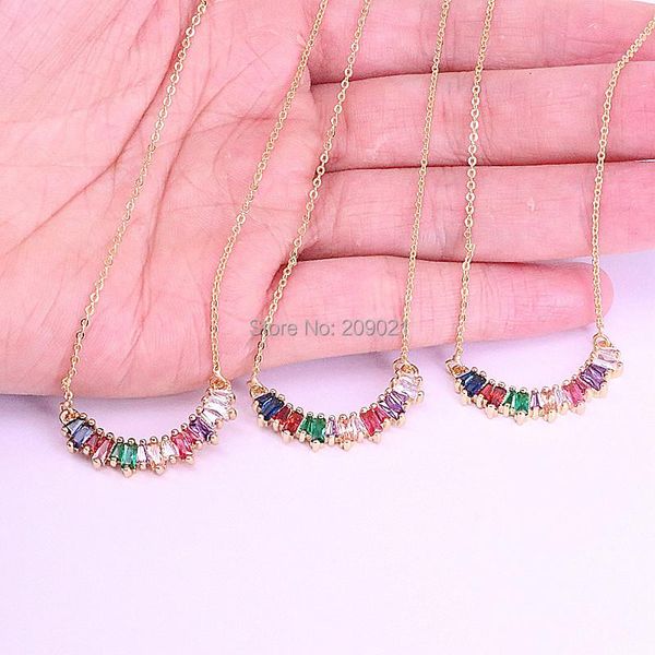 pendant necklaces 10pcs fashion copper shining cz crystal micro paved charm necklace beautiful for women party gift, Silver
pendant necklaces 10pcs fashion copper shining cz crystal micro paved charm necklace beautiful for women party gift, Silver
