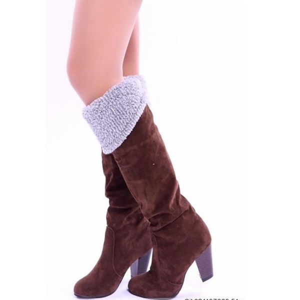 boots winter warm women long plush high heeled suede leather round toe buckle decor knee woman shoes big size 35-43, Black
boots winter warm women long plush high heeled suede leather round toe buckle decor knee woman shoes big size 35-43, Black