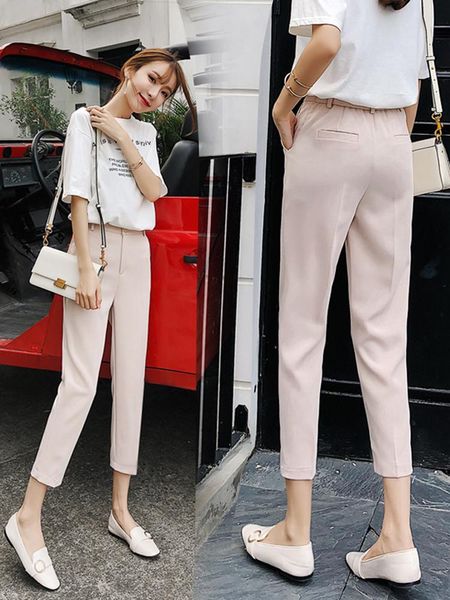 women's pants & capris 145 small pants, cropped suit spring and summer show high wear, 150 feet radish 155 short, Black;white
women's pants & capris 145 small pants, cropped suit spring and summer show high wear, 150 feet radish 155 short, Black;white