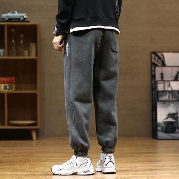 men's pants spring and autumn sport student ankle banded gray sweatpants trousers japanese sreetwear jogging men, Black
men's pants spring and autumn sport student ankle banded gray sweatpants trousers japanese sreetwear jogging men, Black