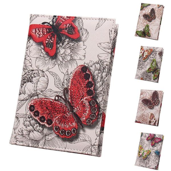 card holders butterfly printing passport wallet protect cover organizer pu leather beauty holder, Brown;gray
card holders butterfly printing passport wallet protect cover organizer pu leather beauty holder, Brown;gray