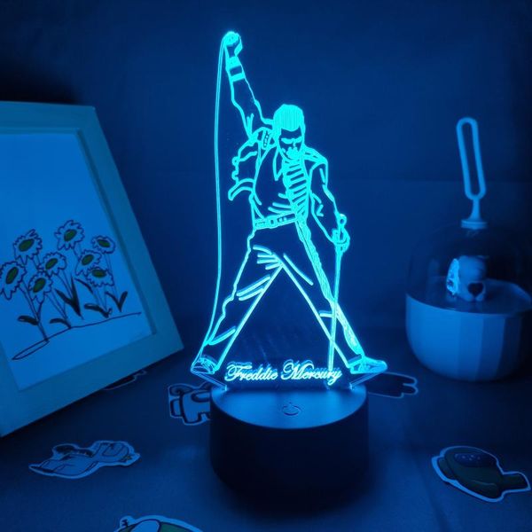 night lights 3d figure queen lead singer freddie mercury led illusion creative cool gift for friends child lava lamp desk decor
night lights 3d figure queen lead singer freddie mercury led illusion creative cool gift for friends child lava lamp desk decor
