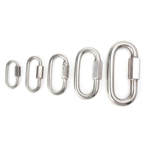 stainless steel screw lock climbing gear carabiner quick links safety snap hook r58b cords, slings and webbing
stainless steel screw lock climbing gear carabiner quick links safety snap hook r58b cords, slings and webbing