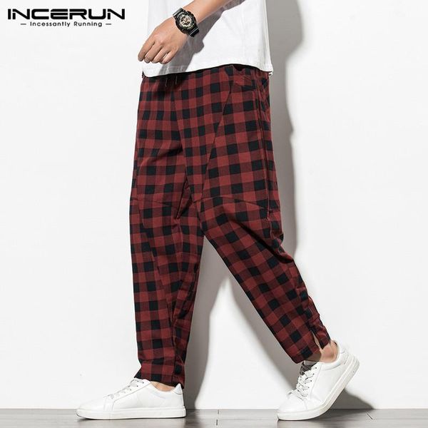 fashion plaid harem pants incerun men loose drop crotch trousers leisure drawstring multi pockets casual streetwear s-5xl men's, Black
fashion plaid harem pants incerun men loose drop crotch trousers leisure drawstring multi pockets casual streetwear s-5xl men's, Black