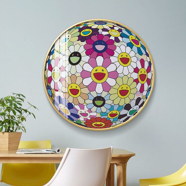 murakami decorative sunflower living dining mural trendy tide brand children's room bedroom bedside hanging painting
murakami decorative sunflower living dining mural trendy tide brand children's room bedroom bedside hanging painting