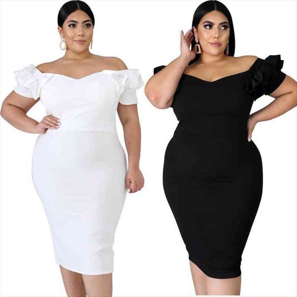 elegant solid slash neck women dresses party spring selling ruffles short sleeve bodycon knee length plus size, Black;gray
elegant solid slash neck women dresses party spring selling ruffles short sleeve bodycon knee length plus size, Black;gray