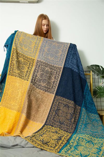 blankets mediterranean american chenille sofa cushion colorful bohemian plaids large cobertor blanket with tassel
blankets mediterranean american chenille sofa cushion colorful bohemian plaids large cobertor blanket with tassel