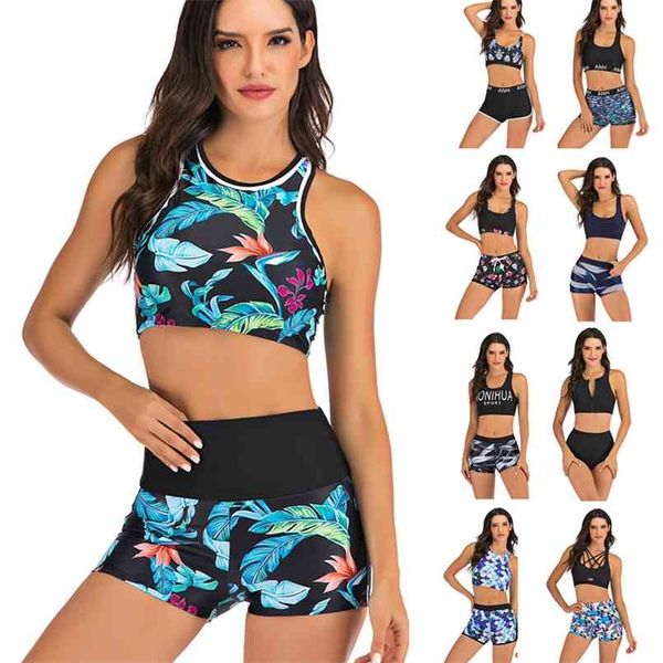 plus size bikini women print swimwear sport style swimsuit shorts biquini high waist tankini crop bathing suit mujer beach 210722, White;black
plus size bikini women print swimwear sport style swimsuit shorts biquini high waist tankini crop bathing suit mujer beach 210722, White;black