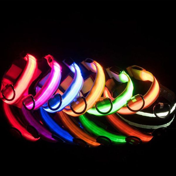 pet dog collar nylon night luminous safety flashing glow leash colar puppy dogs adjustable collars supplies & leashes
pet dog collar nylon night luminous safety flashing glow leash colar puppy dogs adjustable collars supplies & leashes
