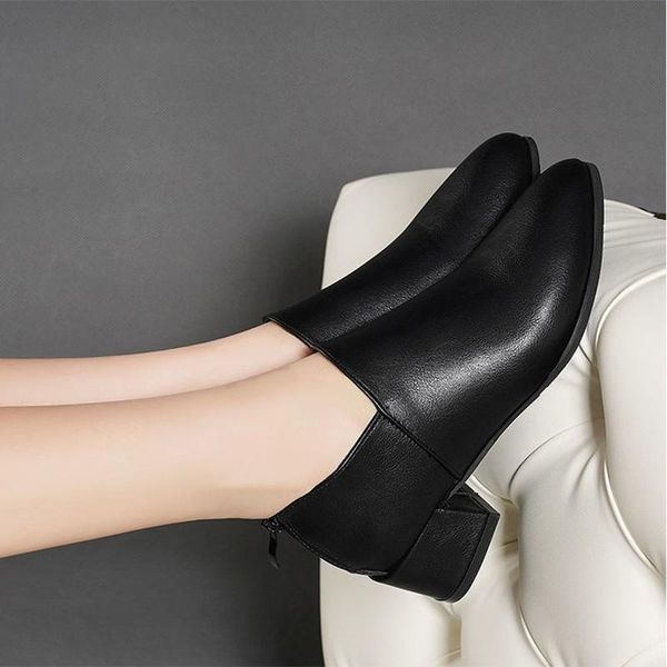 boots women pu leather pointed toe ankle ladies shallow short boot female solid elegant fashion shoes soft comfortable 2021, Black
boots women pu leather pointed toe ankle ladies shallow short boot female solid elegant fashion shoes soft comfortable 2021, Black