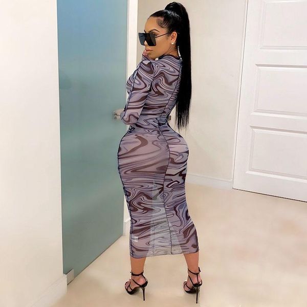 casual dresses mesh dress for women fall fashion print long sleeve bodycon maxi party night club wea, Black;gray
casual dresses mesh dress for women fall fashion print long sleeve bodycon maxi party night club wea, Black;gray