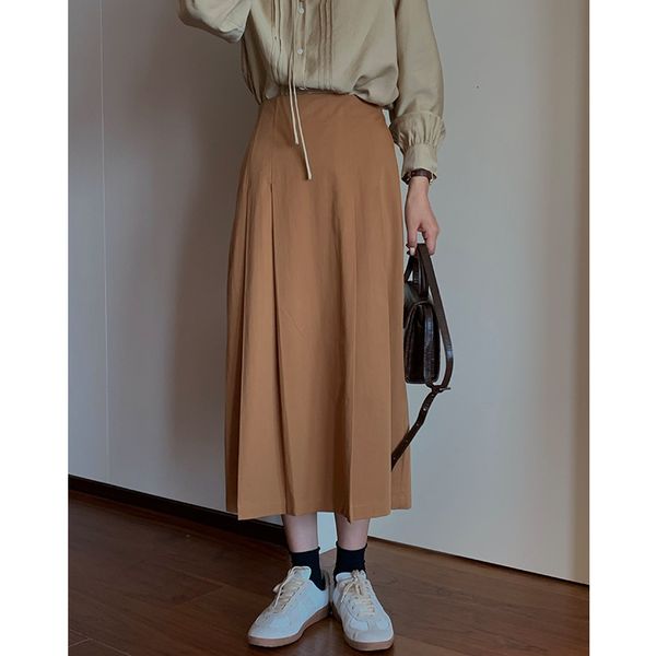 skirts m. five 100% cotton women's autumn high waist dign sense of niche slim pleated a-line skirt, Black
skirts m. five 100% cotton women's autumn high waist dign sense of niche slim pleated a-line skirt, Black