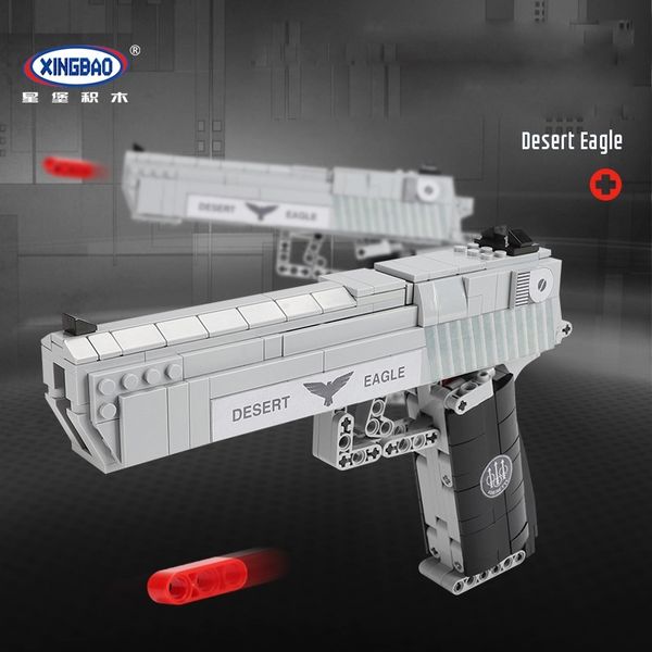 xingbao 24004 desert eagle loadable pistol proportional model children's puzzle assembled building block toy
xingbao 24004 desert eagle loadable pistol proportional model children's puzzle assembled building block toy