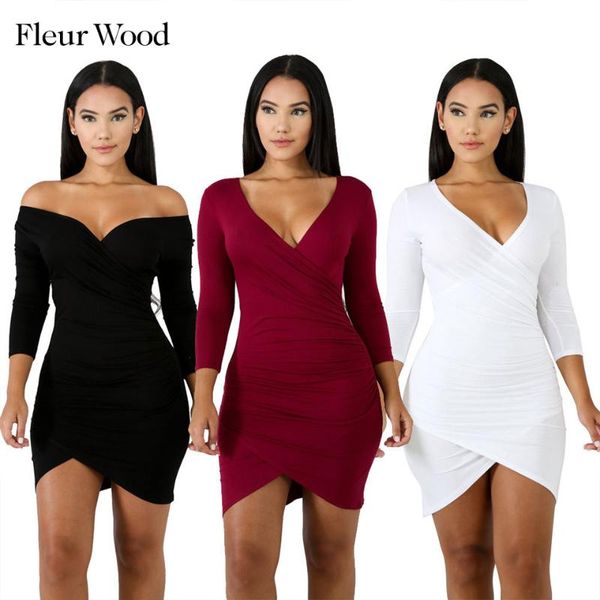 casual dresses fleur wood autumn dress women deep v neck off shoulder party vestidos ladies solid nightclub, Black;gray
casual dresses fleur wood autumn dress women deep v neck off shoulder party vestidos ladies solid nightclub, Black;gray