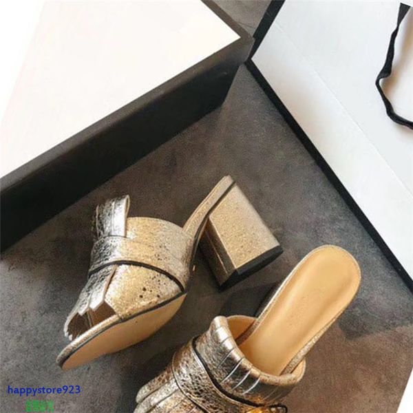t117 2021 leather fish mouth toe heels famous slippers women shoes flip flop retro fashion tassels high footwear pumps, Black
t117 2021 leather fish mouth toe heels famous slippers women shoes flip flop retro fashion tassels high footwear pumps, Black
