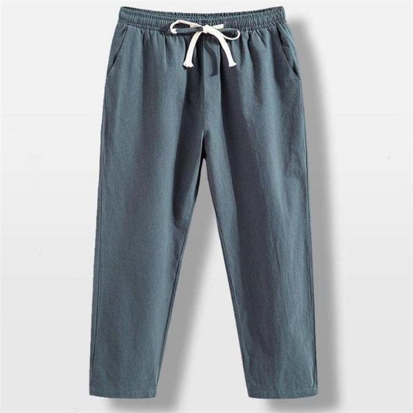 men's pants linen men spring summer korean streetwear trousers solid joggers straight pantalon homme large size bottoms 2021, Black
men's pants linen men spring summer korean streetwear trousers solid joggers straight pantalon homme large size bottoms 2021, Black
