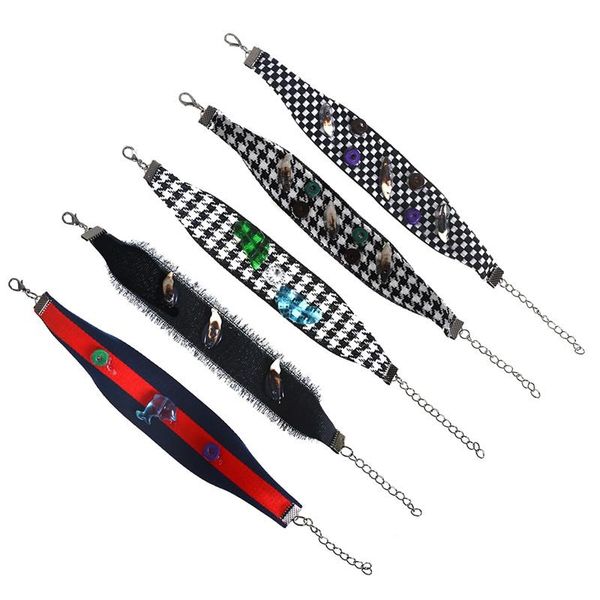 charm bracelets pinksee 1pc simple crystal beads friendship braided cloth bracelet for women chain jewelry, Golden;silver
charm bracelets pinksee 1pc simple crystal beads friendship braided cloth bracelet for women chain jewelry, Golden;silver