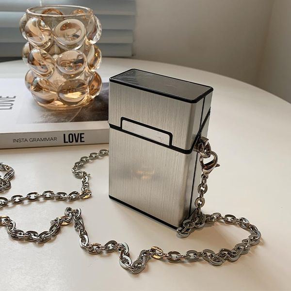 evening bags mini personality western style shoulder bag 2021 summer women's designer chain metal lipstick cigarette case messenger
evening bags mini personality western style shoulder bag 2021 summer women's designer chain metal lipstick cigarette case messenger