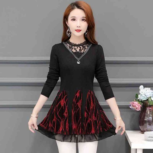 chiffon blouse women blusas femininas elegante lace printed long sleeve shirt korean clothing 950a 210420, White
chiffon blouse women blusas femininas elegante lace printed long sleeve shirt korean clothing 950a 210420, White