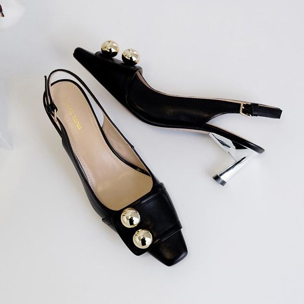 fashion slingbacks high heels back strap sandals women summer thin heel dress shoes woman square toe stiletto, Black
fashion slingbacks high heels back strap sandals women summer thin heel dress shoes woman square toe stiletto, Black