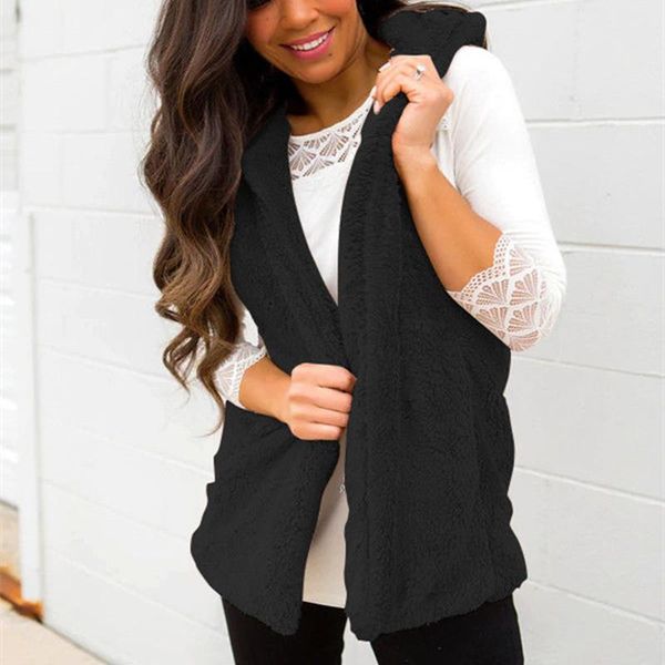 women's vests m-xl 2021 brand spring autumn slim velvet women vest jacket warm casual hooded winter plus size waistcoat female, Black;white
women's vests m-xl 2021 brand spring autumn slim velvet women vest jacket warm casual hooded winter plus size waistcoat female, Black;white