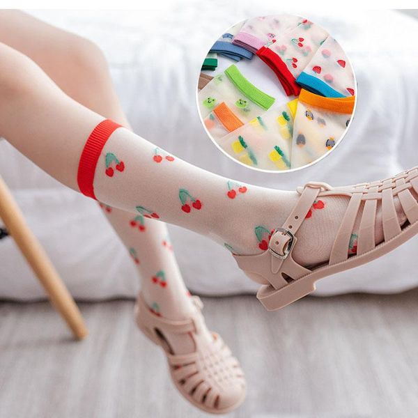 girls socks summer thin kids baby girl breathable crystal ice cute cartoon fashion casual student children long tube, Pink;yellow
girls socks summer thin kids baby girl breathable crystal ice cute cartoon fashion casual student children long tube, Pink;yellow