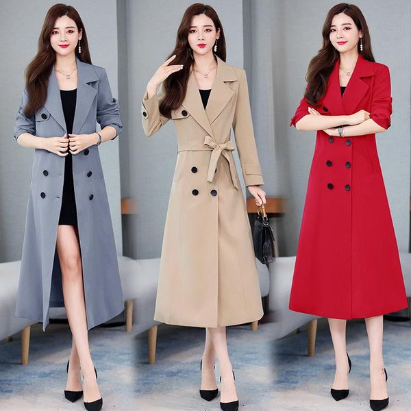 women's trench coats medium length casual women 2021 windbreaker coat lady double breasted street female spring autum outwear large, Tan;black
women's trench coats medium length casual women 2021 windbreaker coat lady double breasted street female spring autum outwear large, Tan;black