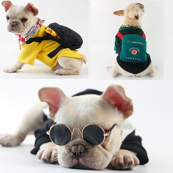 dog apparel 2021 sf backpack teddy cat pet small clothes personalized fashion trend thickened solid color letter printed t-shirt
dog apparel 2021 sf backpack teddy cat pet small clothes personalized fashion trend thickened solid color letter printed t-shirt