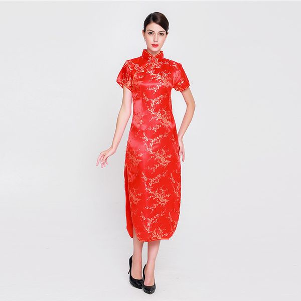 oversize 3xl 4xl 5xl 6xl elegant slim flower qipao vintage chinese female satin dress mandarin collar cheongsam vestidos, Red
oversize 3xl 4xl 5xl 6xl elegant slim flower qipao vintage chinese female satin dress mandarin collar cheongsam vestidos, Red
