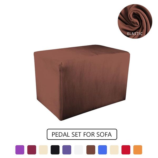 chair covers ployester spandex sofa cover soild color footstool foot-rest pedal stool cushion furniture protector removable slipcovers 
chair covers ployester spandex sofa cover soild color footstool foot-rest pedal stool cushion furniture protector removable slipcovers