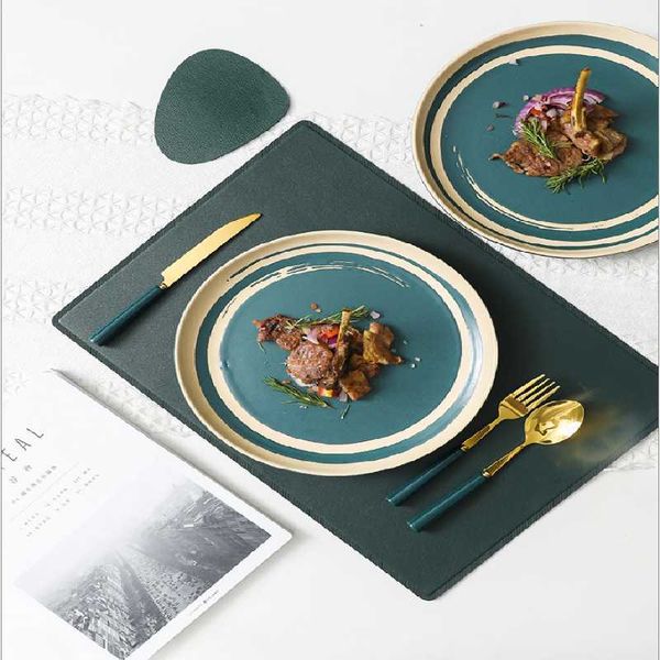 steak plate western home flat nordic ceramic tableware cutlery couple set dishes & plates
steak plate western home flat nordic ceramic tableware cutlery couple set dishes & plates