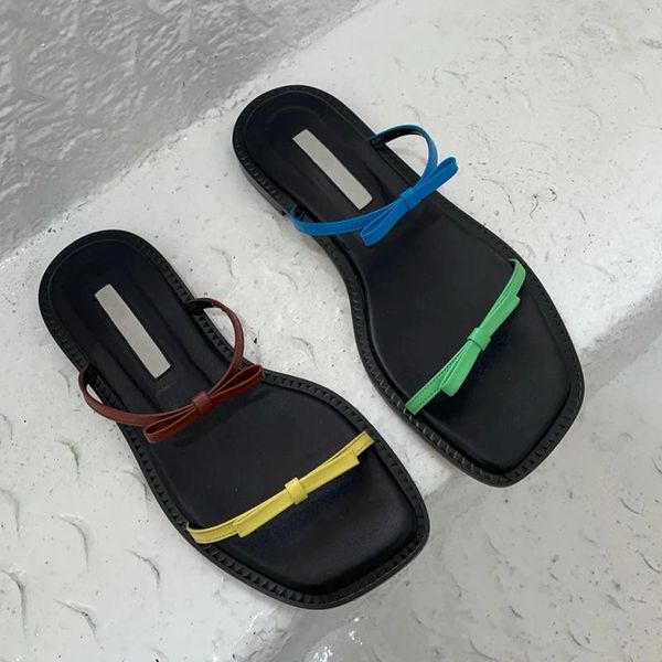 slippers monmoira mixed colors brand design bowtie outdoor women 2021 open toe summer beach sandals slides shoes, Black
slippers monmoira mixed colors brand design bowtie outdoor women 2021 open toe summer beach sandals slides shoes, Black