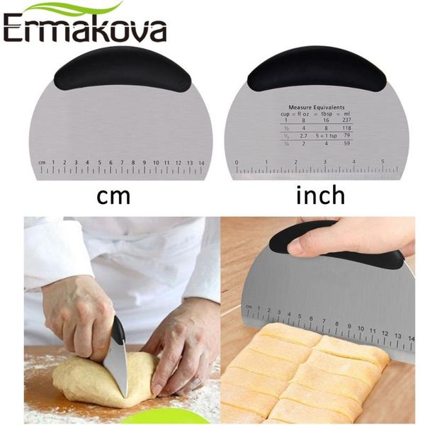 baking & pastry tools ermakova scraper dough cutter chopper flour pizza with scale comfortable handle stainless steel
baking & pastry tools ermakova scraper dough cutter chopper flour pizza with scale comfortable handle stainless steel