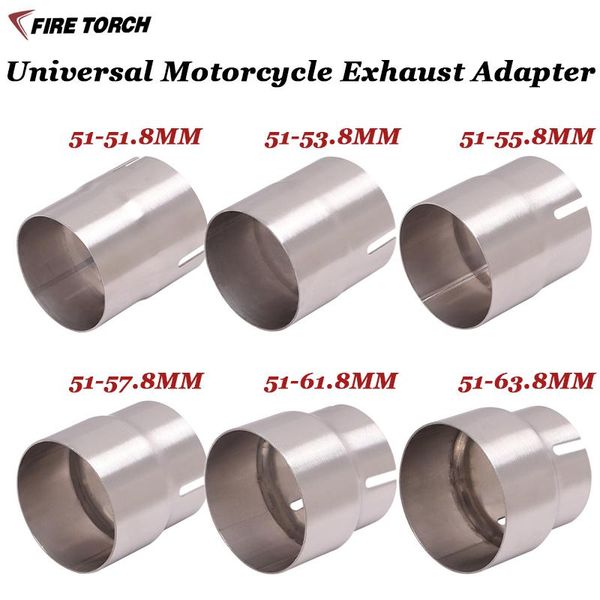 motorcycle exhaust system universal adapter escape 52mm 54mm 56mm 58mm 62mm 64 to 51mm pipe connection reducer muffler stainless steel
motorcycle exhaust system universal adapter escape 52mm 54mm 56mm 58mm 62mm 64 to 51mm pipe connection reducer muffler stainless steel