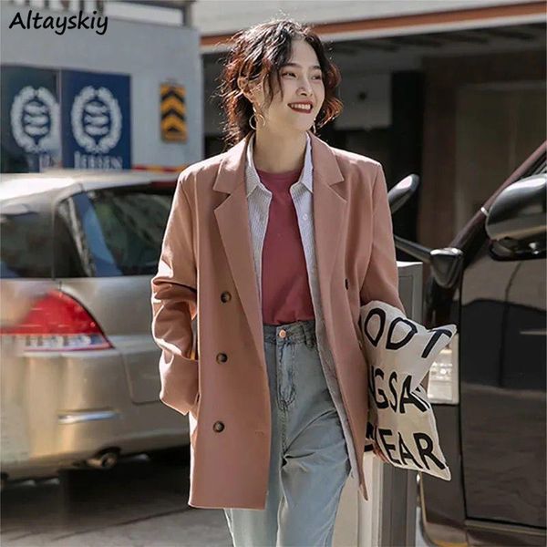 women's suits & blazers women pink notched young style shoulder-pads streerwear korean ulzzang modern fashion double breasted chic muje, White;black
women's suits & blazers women pink notched young style shoulder-pads streerwear korean ulzzang modern fashion double breasted chic muje, White;black