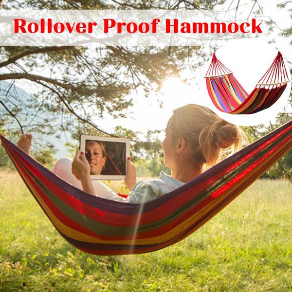 outdoor pads 190*80cm portable hanging hammock single indoor camping swing chair thick canvas bed hammocks with straps carrying bag
outdoor pads 190*80cm portable hanging hammock single indoor camping swing chair thick canvas bed hammocks with straps carrying bag