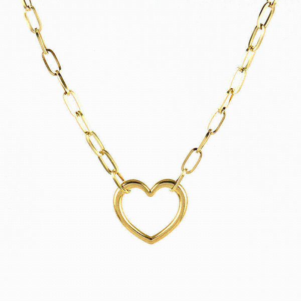 chains stainless steel necklace for women heart gold thick chain pendant choker necklaces jewelry, Silver
chains stainless steel necklace for women heart gold thick chain pendant choker necklaces jewelry, Silver