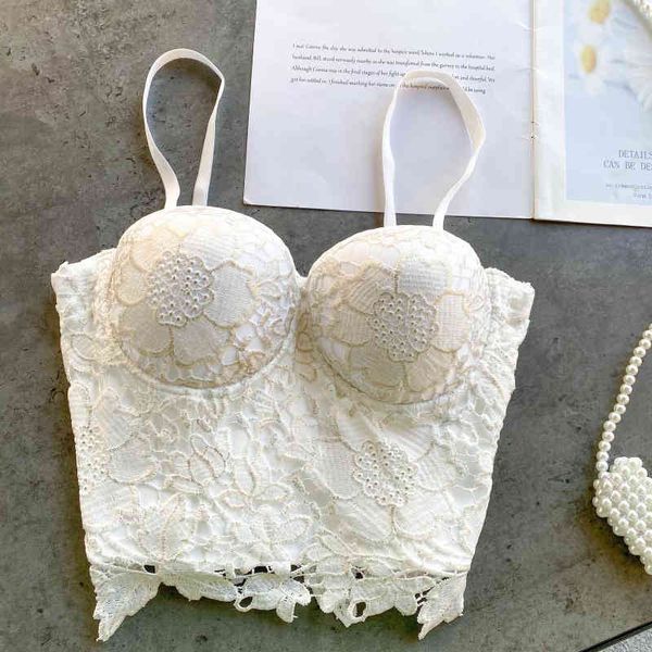 women's tanks & camis foamlina elegant embroidery lace bustier corset women fashion adjustable strap padded push up bralet bra wed, White
women's tanks & camis foamlina elegant embroidery lace bustier corset women fashion adjustable strap padded push up bralet bra wed, White