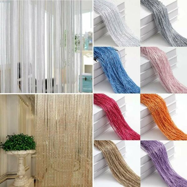 curtain & drapes beauty string tassel door window panel room divider bedroom home decora