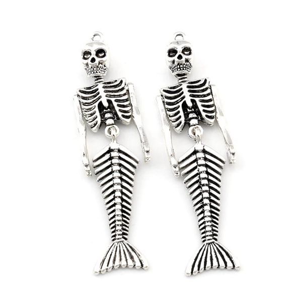 10pcs alloy mermaid skeleton charms pendant for jewelry making or diy crafts a-494, Bronze;silver
10pcs alloy mermaid skeleton charms pendant for jewelry making or diy crafts a-494, Bronze;silver