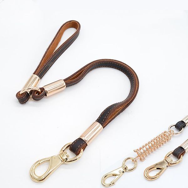 dog collars & leashes leather leash double knot pet training lead belt 1.6cm wide for medium large dogs with spring golden
dog collars & leashes leather leash double knot pet training lead belt 1.6cm wide for medium large dogs with spring golden