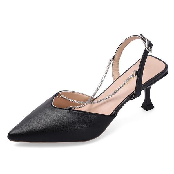 dress shoes women's shoe 2021 spring/summer fashion pu trend pointed rubber high heel sandal, Black
dress shoes women's shoe 2021 spring/summer fashion pu trend pointed rubber high heel sandal, Black
